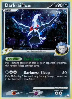 Pokemon Darkrai G (3/133) Rising Rivals LP HOLO - Image 1