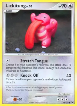 Pokemon Lickitung (80/143) Platinum LP - Image 1