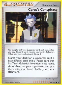 Pokemon Cyrus's Conspiracy (105/145) Platinum MP - Image 1