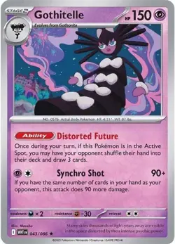 Pokemon Gothitelle (43/325) White Flare LP HOLO - Image 1