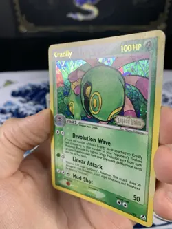 Pokemon Card Ex Legend Maker Cradily 3/92 2006 Reverse Stamped Holo - Image 3