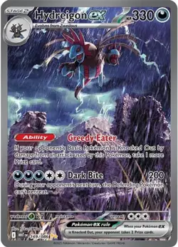 Pokemon Hydreigon ex (169/327) White Flare LP HOLO - Image 1