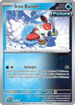 Pokemon Iron Bundle (62/289) Twilight Masquerade LP REVERSE HOLO - Image 1