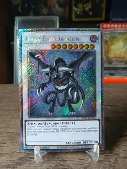 Dark End Dragon Platinum Secret Rare RA03-EN216 NM - Image 1