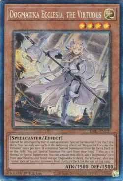 Dogmatika Ecclesia, The Virtuous - RA01-EN020 - Collector's Rare - Yugioh - Image 1