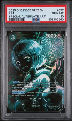 2025 ONE PIECE LIM OP12 LEGACY OF THE MASTER - SPECIAL ALTERNATE ART #037 PSA 10 - Image 1