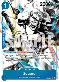 One Piece Squard (ST22-007/31) Starter Deck 22 Ace & Newgate LP FOIL- - Image 1