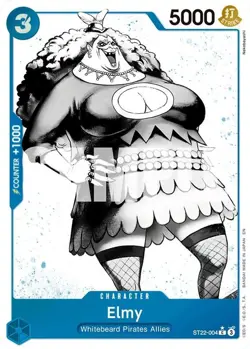 One Piece Elmy (ST22-004/31) Starter Deck 22 Ace & Newgate NM FOIL- - Image 1