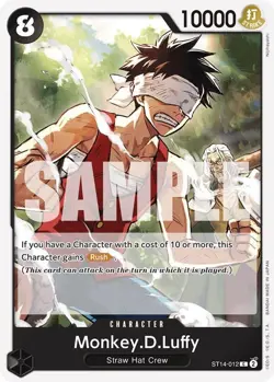 One Piece Monkey.D.Luffy (012) (ST14-012/18) Starter Deck 14 3D2Y LP - Image 1
