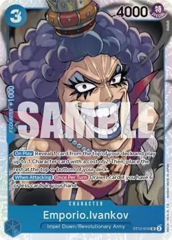 One Piece Emporio.Ivankov (ST12-010/20) Starter Deck 12 Zoro and Sanji NM FOIL - Image 1