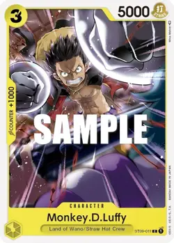 One Piece Monkey.D.Luffy (ST09-011/18) Starter Deck 09 Yamato NM - Image 1
