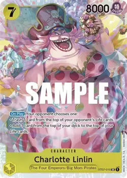One Piece Charlotte Linlin (ST07-010/29) Starter Deck 07 Big Mom Pirates LP FOIL - Image 1