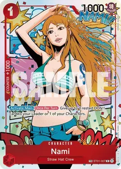 One Piece Nami (ST01-007/79) Starter Deck 01 Straw Hat Crew NM FOIL - Image 1