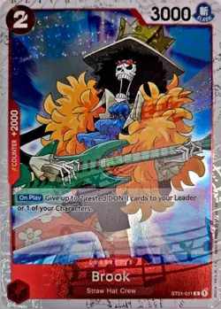 One Piece Brook (ST01-011/376) Premium Booster -The Best- Vol. 2 NM FOIL- - Image 1