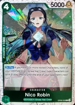 One Piece Nico Robin (OP09-033/376) Premium Booster -The Best- Vol. 2 NM FOIL- - Image 1