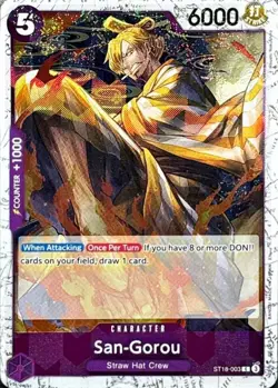 One Piece San-Gorou (ST18-003/376) Premium Booster -The Best- Vol. 2 NM FOIL- - Image 1