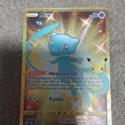 Pokemon Mew Celebrations Classic Collection 025/025 Holo Rare Full Art Card - Image 3