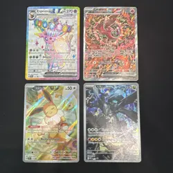 Lot Of 4 Pokemon Black Star Promo Cards All Minty - Image 1