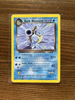 Pokemon TCG Dark Blastoise 4/110 Rare Card Legendary Collection - Image 1