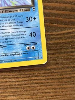 Pokemon TCG Dark Blastoise 4/110 Rare Card Legendary Collection - Image 3