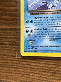 Pokemon TCG Dark Blastoise 4/110 Rare Card Legendary Collection - Image 4