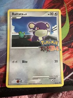 Nintendo Pokemon Rumble Card Lot Bibarel Diglett Rattata Cherrim 2009 4 Cards - Image 5