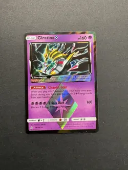 Pokemon Giratina Prism TCG Card 58/156 Sun & Moon Ultra Prism - Image 1