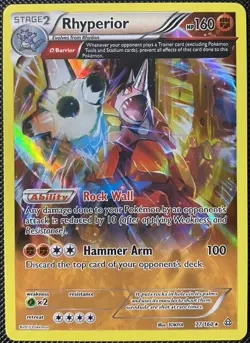 Rhyperior (Omega) 77/160 XY - Primal Clash Holo - Pokemon Card - Image 1