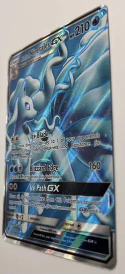 Pokemon Alolan Ninetales GX Full Art Holo SM-GR 132/145 Ultra Rare 210 HP Card - Image 5