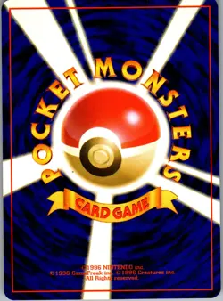 Voltorb No.100 1997 Japanese Team Rocket Old Back Pokemon Card Vintage - Image 2