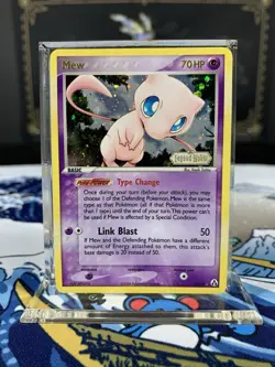 Pokemon Card Ex Legend Maker Mew 10/92 2006 Reverse Stamped Holo - Image 1