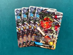 JumboGamemon BT13-032 Playset Versus Royal Knights Digimon Card Game x4 - Image 1