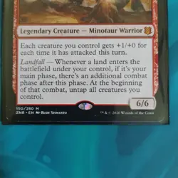 Moraug, Fury of Akoum 🦬 #150 Zendikar Rising Mythic MTG TCG Card NM - Image 3