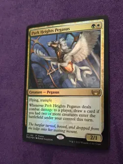 MTG SNC: Park Heights Pegasus Streets of New Capenna 211/281 Foil Promo - Image 2