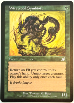 Wirewood Symbiote 133 Magic Scourge 2003 MTG Magic The Gathering LP - Image 1