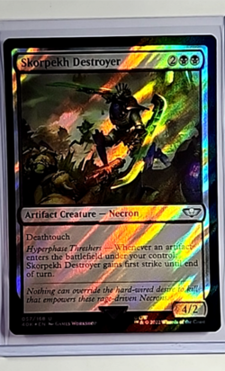 2022 MTG Magic The Gathering 40K Warhammer 40K Surge Foil #57 Skorpekh Destroyer - Image 1