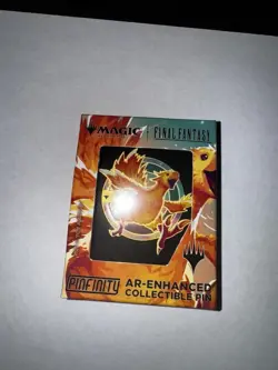 Chocobo Racing Pinfinity - Final Fantasy MTG - AR Enhanced Pin - NEW SEALED - Image 1