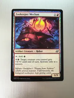 Zookeeper Mechan - 170 - MTG: Edge of Eternities - Common - FOIL - Image 1