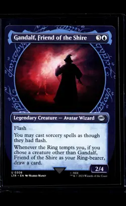 MTG Magic The Gathering Lord of the Rings Showcase Gandalf Friend of the Shire - Image 1