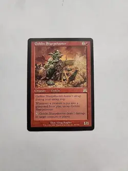 MTG -Magic The Gathering- Goblin Sharpshooter, Onslaught, Played Condition - Image 1