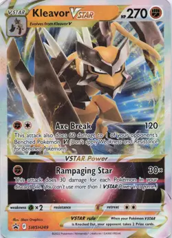 Kleavor VSTAR - Promo Holo 2019 SWSH: Promo Cards SWSH249 *Damage Check Images* - Image 1