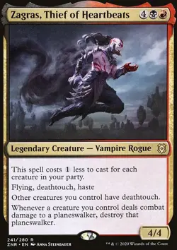 MTG Zagras, Thief of Heartbeats (241/457) Zendikar Rising NM - Image 1