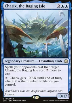 MTG Magic the Gathering Charix, the Raging Isle (49/457) Zendikar Rising LP - Image 1