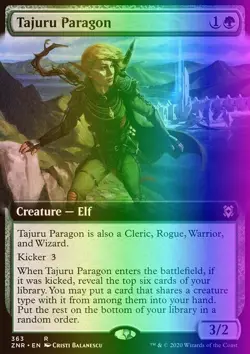 MTG Magic the Gathering Tajuru Paragon (363/457) Zendikar Rising NM FOIL - Image 1
