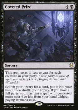 Magic the Gathering MTG Coveted Prize (95) Zendikar Rising LP - Image 1