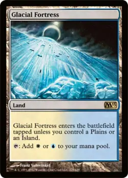 Glacial Fortress - Medium Play MTG Magic 2013 Core Set - Image 1