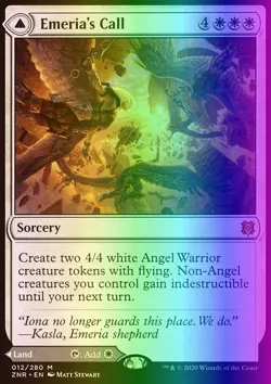 MTG Magic the Gathering Emeria's Call (12/493) Zendikar Rising LP FOIL - Image 1