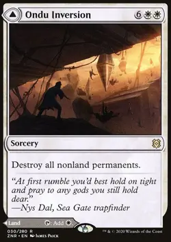 MTG Magic the Gathering Ondu Inversion (30/457) Zendikar Rising NM - Image 1