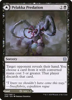 MTG Magic the Gathering Pelakka Predation (120/493) Zendikar Rising NM - Image 1