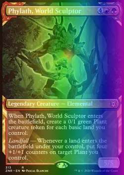 MTG Phylath, World Sculptor (313/493) Zendikar Rising NM FOIL - Image 1